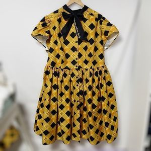 4X 22/24 Harry Potter x Unique Vintage Hufflepuff Cora Swing Dress